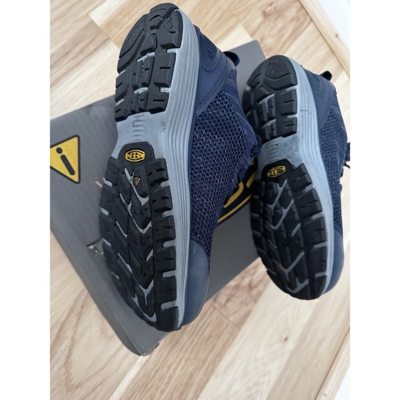 KEEN Utility Sparta Women's Athletic Aluminum Safety Toe Work Shoe 7.5W In Navy - Picture 9 of 15